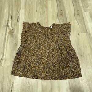 Women’s Dress Forum Blouse Floral Too Shirt Small‎ S